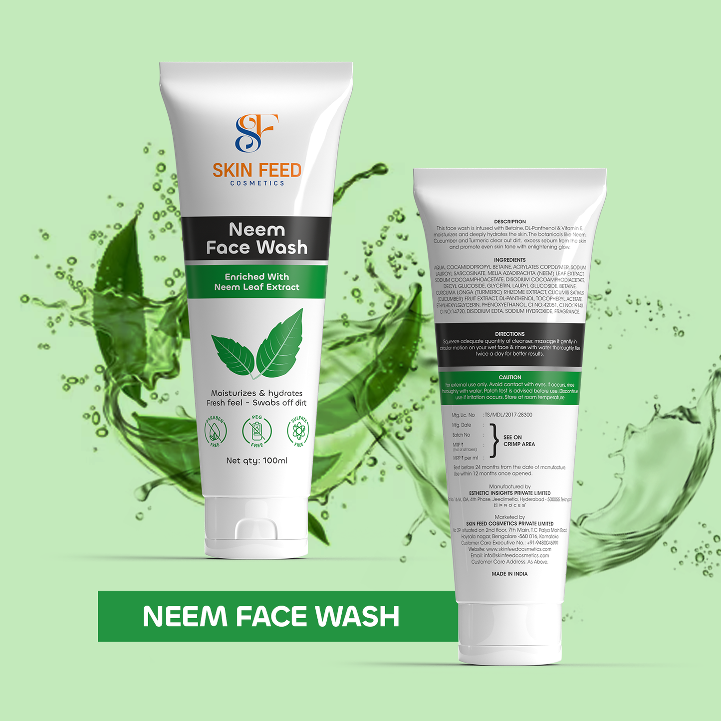 Skin Feed Neem Facewash 100ML