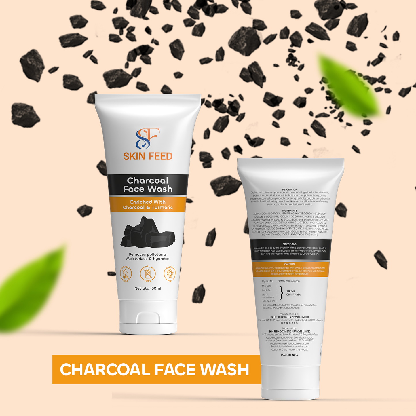 Skin Feed Charcoal Face Wash 100ML